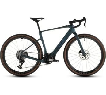 Cube Nuroad Hybrid C:62 SLT 400X, karališka žalia / kryžminis raštas, 2026