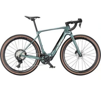 KTM Macina Gravelator SX Prime Di2, karališka melsvai žalia, 2026