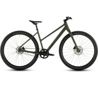 Cube Editor ONE, nendrių žalia / juoda, 2026, trapecinis rėmas – 54 cm