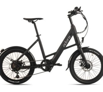 ADORE C-200 kompaktiškas elektrinis miesto dviratis, 20 col., juoda