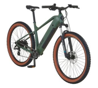 Prophete elektrinis kalnų dviratis Dice 1.0 integruotas akumuliatorius matinė bronzos / žalia 27,5″
