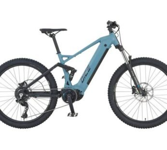 Prophete elektrinis kalnų dviratis Dice 4.0 abiejų ratų amortizacija matinė pilka / juoda 27,5″