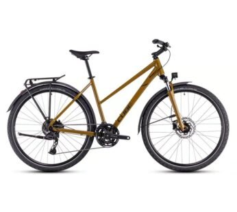 Cube Nature Pro Allroad, gluosnio žalia / juoda, 2025, trapecinis rėmas, 54 cm